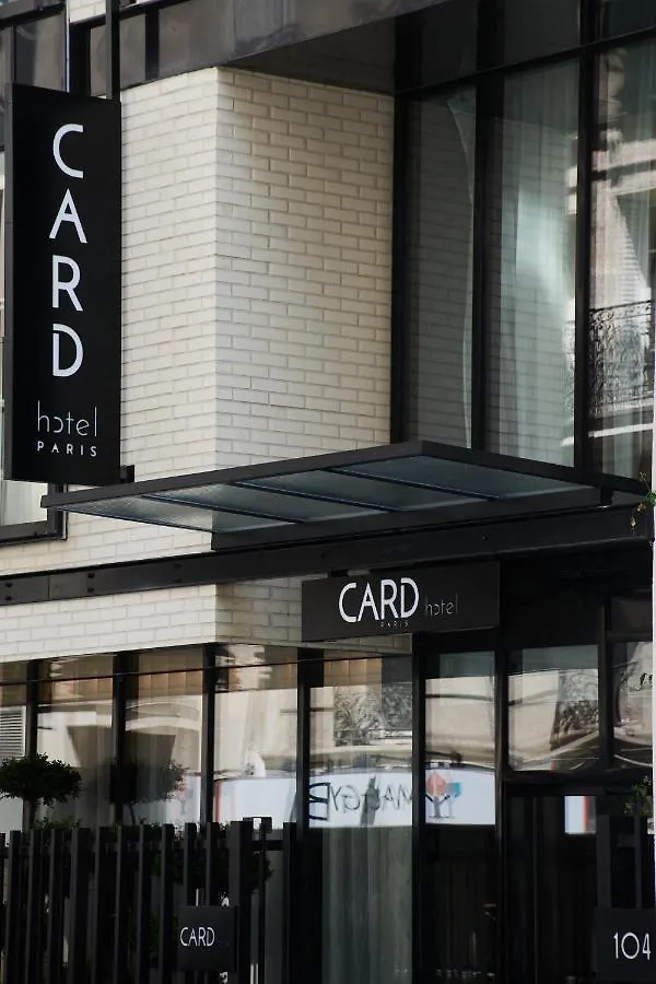 ****  Card Hotel Paris France